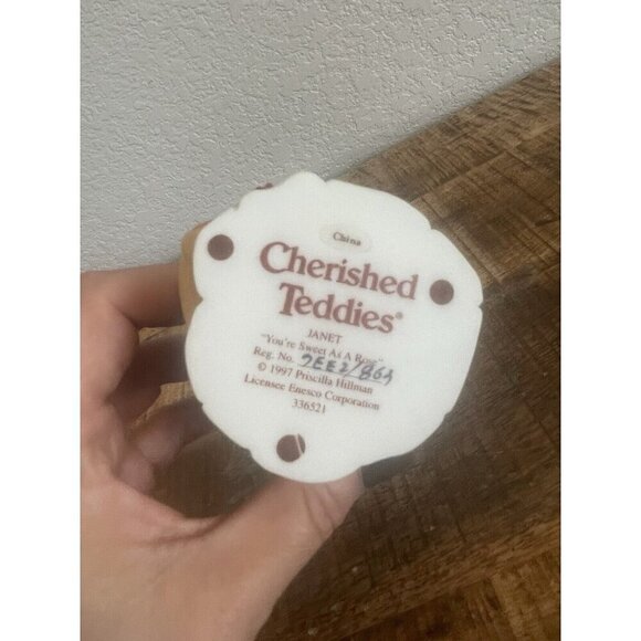 Cherished Teddies Janet "You're Sweet As A Rose" #336521 1997 - Picture 7 of 8